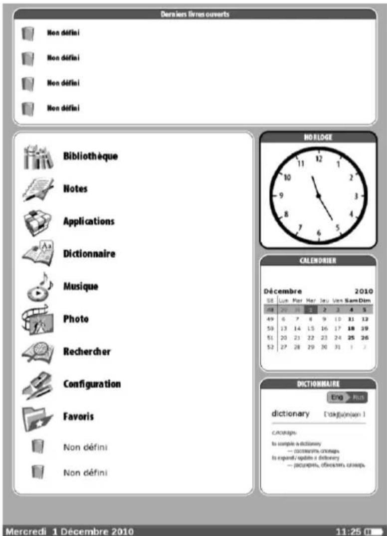 Dernies livres ouverts Non défini Non défini Non défini Non défini Bibliothèque Notes Applications Dictionnaire Musique Photo Rechercher Configuration Favors Non défini Non défini HORLOGE CALENDRIER Décembre 2010 SE Lun Mar Mar Juu Van Sam Dim 48 27 31 2 3 4 5 49 6 7 8 9 10 11 12 50 13 14 15 16 17 18 19 51 20 21 22 23 24 25 26 52 27 28 29 30 31 32 DICTIONNAIRE Eng Plus dictionary [d'élévisionnel] caucages: to compte a dictionary — cacteurisme croueps to expandé/update à d'écutionary — pucupmes, officiaux, croueps. Mercredi 1 Décembre 2010 11:25 E