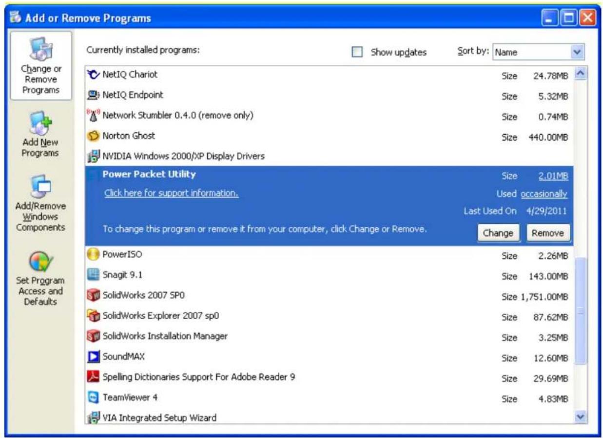 LEVELONE PLI-4052 - Uninstallation of Configuration Utility - 1