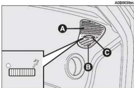 ALFA ROMEO 156 (2000) - UPPER SIDE VENT ADJUSTMENT (fig. 97) - 3