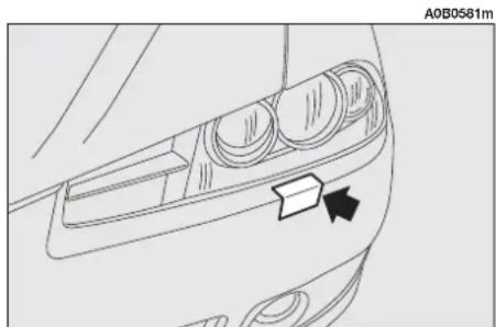 ALFA ROMEO 156 (2000) - Headlight washers (fig. 78) (optional for versions/markets where applicable) - 1