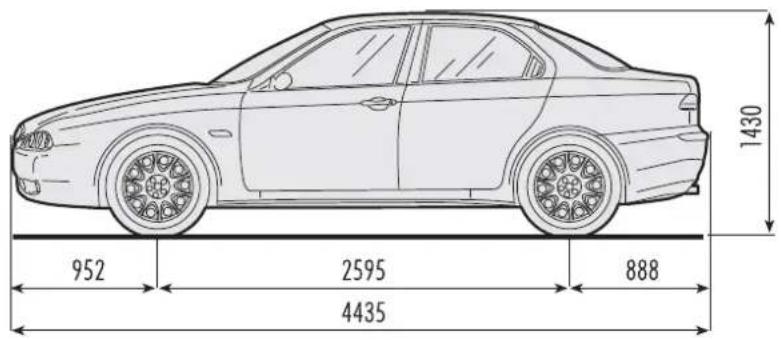 ALFA ROMEO 156 (2000) - CORRECT RIM READING - 1