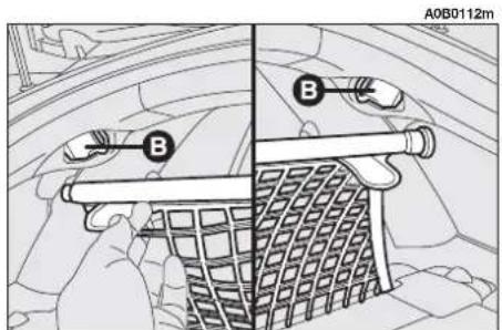 ALFA ROMEO 156 (2000) - LOWER PASSENGER COMPARTMENT SEPARATION NET (fig. 33-34) (optional for versions/markets where applicable) - 2