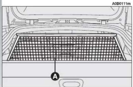 ALFA ROMEO 156 (2000) - LOWER PASSENGER COMPARTMENT SEPARATION NET (fig. 33-34) (optional for versions/markets where applicable) - 1