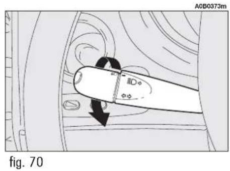 ALFA ROMEO 156 (2000) - Main-beam headlights (fig. 71) - 3