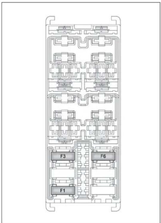 ALFA ROMEO MiTo (2009) - Luggage compartment fuse box - 2