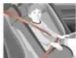 AUDI A3 (2001) - Wear the seat belt correctly - 3