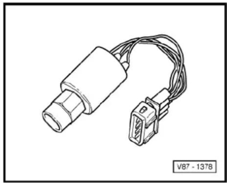 AUDI A2 (2001) - Air conditioning system pressure switch -F129- - 2