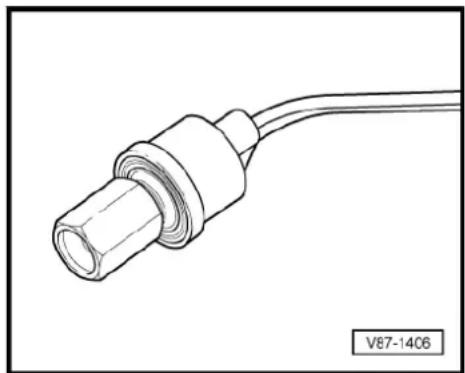 AUDI A4 (1995) - High-pressure switch for magnetic clutch -F118- - 1