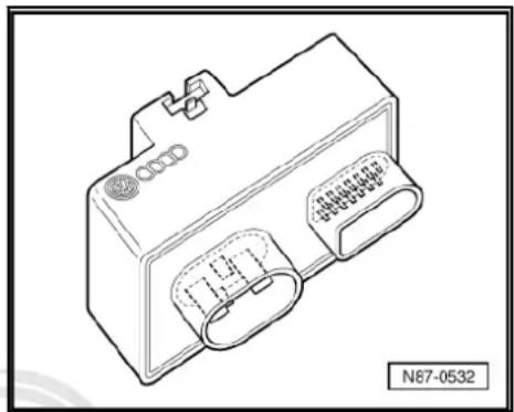 AUDI A4 (1995) - Radiator fan control unit -J293- - 1