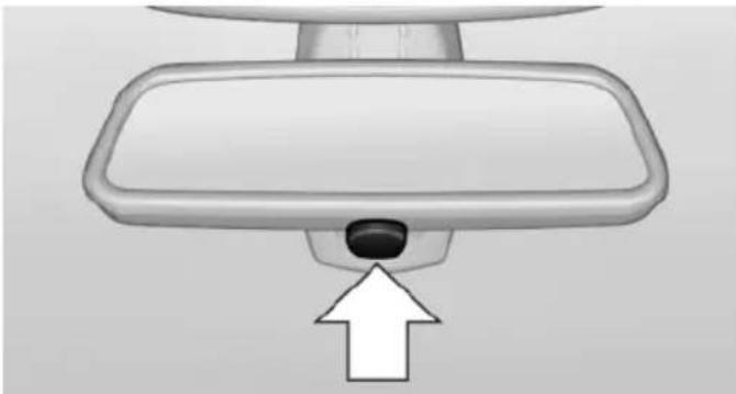 BMW 550i (2011) - Indicator lamp on the interior rearview mirror - 1