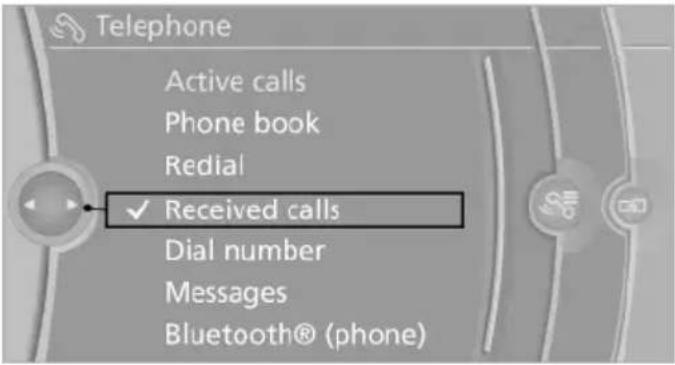 BMW 550i (2011) - Displaying calls - 1
