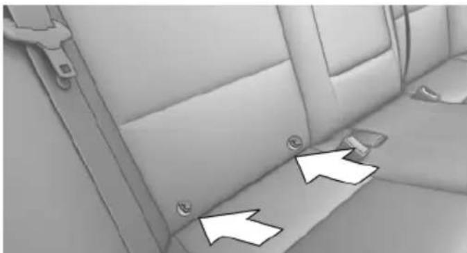 BMW 550i (2011) - Without a through-loading system: Position - 1