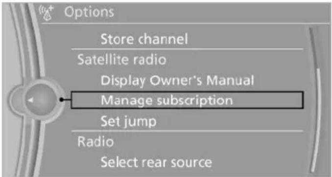 BMW 550i (2011) - Unsubscribing from channels - 1