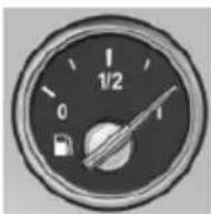 BMW 550i (2011) - Fuel gauge - 1
