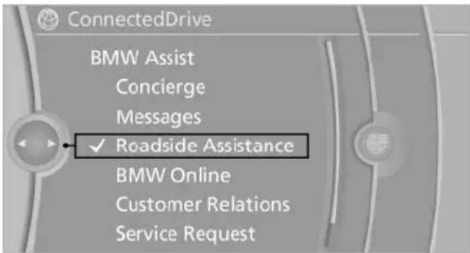 BMW 550i (2011) - Start Roadside Assistance without BMW Assist or TeleServices - 1