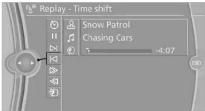 BMW 550i xDrive (2011) - Opening the timeshift function - 1