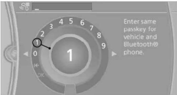 BMW 550i xDrive (2011) - Pairing and connecting cell phone - 2