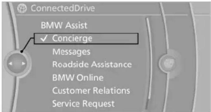 BMW 550i xDrive (2011) - Starting the Concierge service - 1