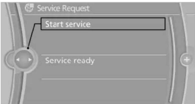 BMW 550i xDrive (2011) - Starting a Service Request - 1