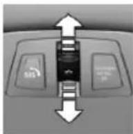 BMW 550i xDrive (2011) - Opening/closing the sliding visor - 1