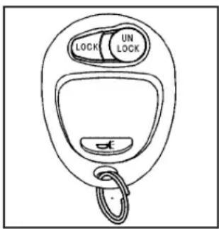CHEVROLET Colorado (2009) - Remote Keyless Entry (RKE) System Operation - 1