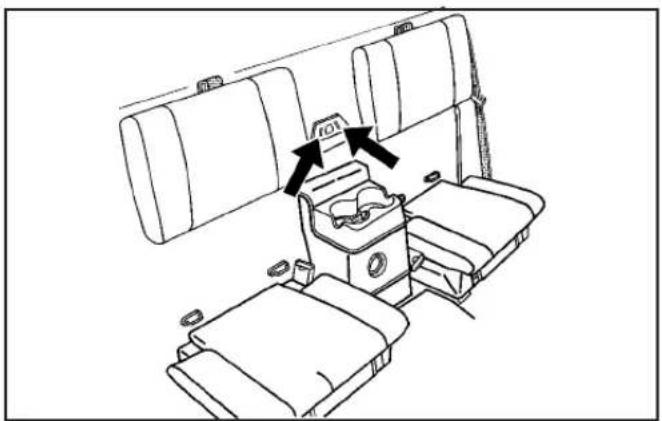CHEVROLET Colorado (2009) - Lower Anchor and Top Tether Anchor Locations - 6