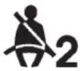 CHEVROLET Silverado 1500 (2012) - PassengerSafetyBelt ReminderLight - 1