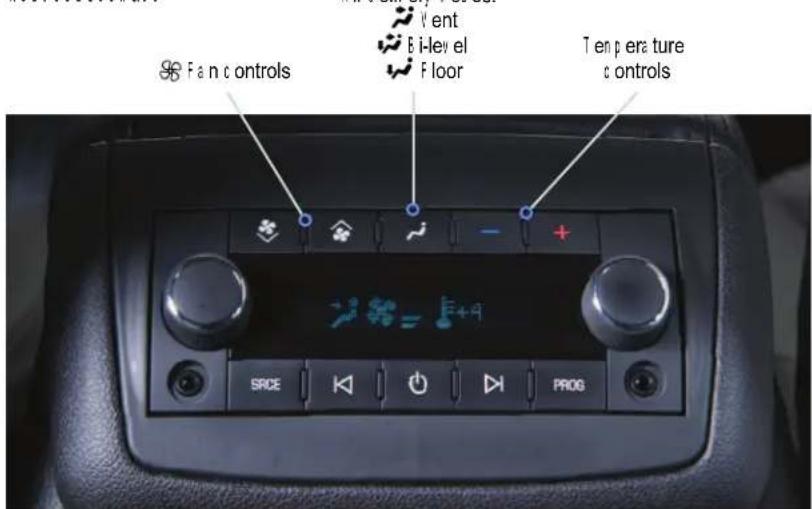 CHEVROLET Traverse (2011) - Front Seat Control - 2