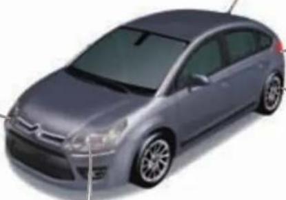 CITROEN C4 (2005) - Directional headlamps - 1