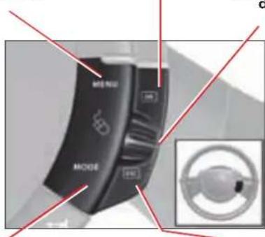 CITROEN C4 (2005) - Validation of the function selected or the value modified Pick up/hang up - 1