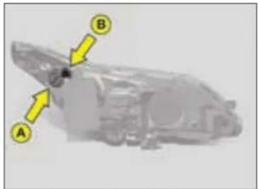 CITROEN C4 (2005) - Front direction indicator - 1