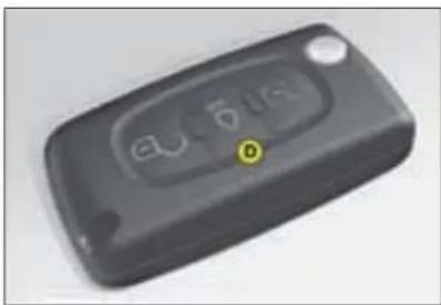 CITROEN C4 (2005) - Remote control - 2