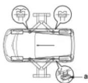 CITROEN C1 (2005) - GENERAL SPECIFICATION : LIFTING AND SUPPORTING THE VEHICLE - 1