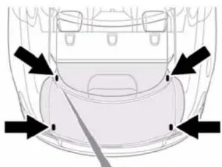 JAGUAR XF (2011) - LUGGAGE ANCHOR POINTS - 1