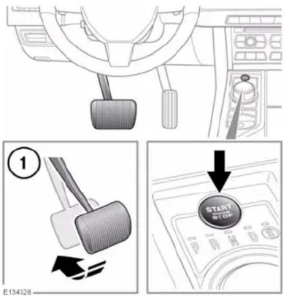 JAGUAR XF (2011) - STARTING A PETROL ENGINE - 2