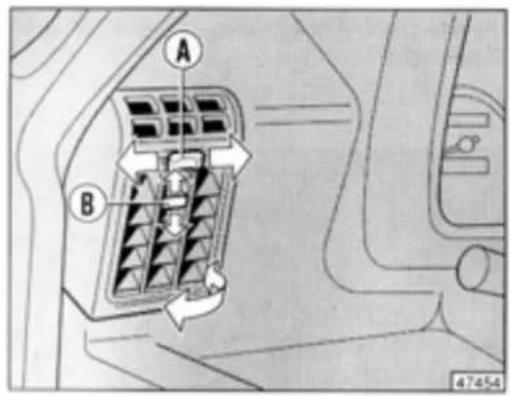 LANCIA Delta (1994) - Stationary vents - 1