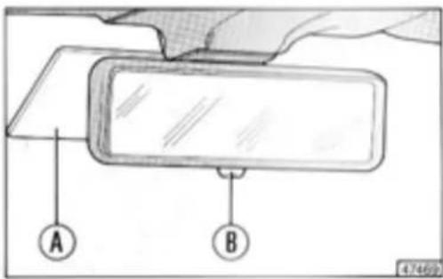 LANCIA Delta (1994) - Interior rearview mirror - 1