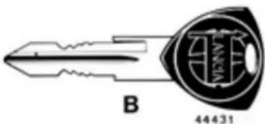 LANCIA Delta (1994) - Keys - 2