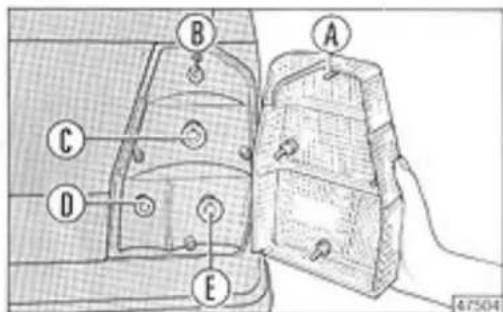 LANCIA Delta (1994) - Taillights - 1