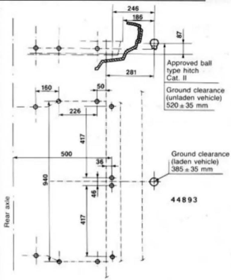 LANCIA Delta (1994) - TOW HITCH - 2