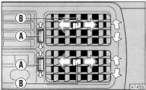 LANCIA Delta (1994) - Adjustable vents - 2