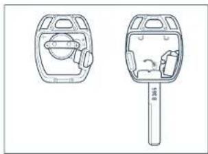 Maserati 3200 GT (2006) - Replacing "valet" key radio control batteries - 1