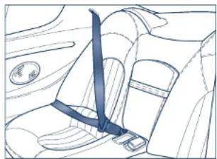 Maserati 3200 GT (2006) - Use of the rear seat belts - 1