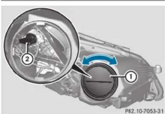 Mercedes-Benz E-Class (2014) - Remplacement des ampoules avant - 1
