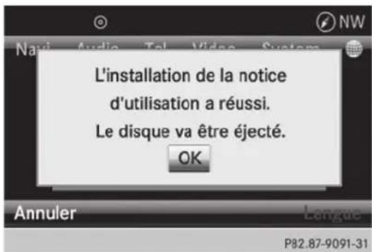 Mercedes-Benz E-Class (2014) - Affichage de la notice d'utilisation numérique - 1