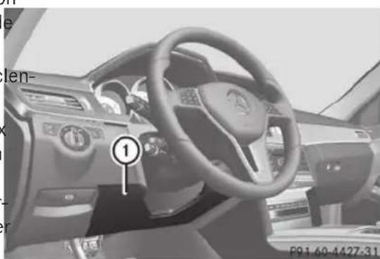Mercedes-Benz E-Class (2014) - Airbag de genoux côté conducteur - 1