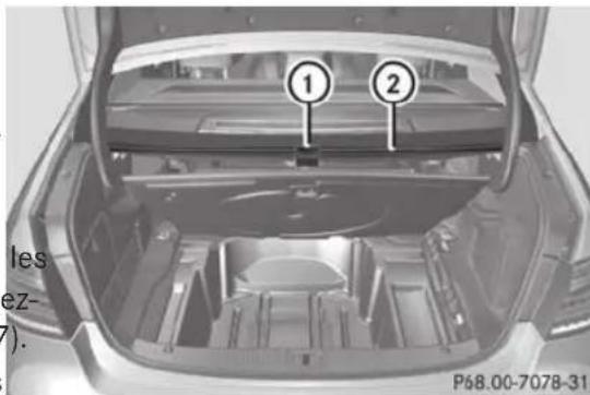 Mercedes-Benz E-Class (2014) - Compartiment de rangement sous le plancher du coffre (berline) - 2