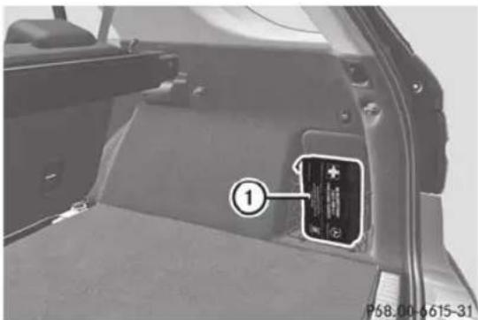 Mercedes-Benz M-Class (2014) - Trousse de premiers secours - 1