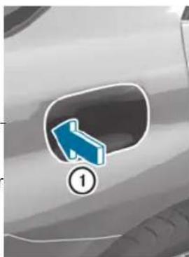 Mercedes-Benz M-Class (2014) - Fermeture du bouchon du réservoir d'AdBlue® - 1