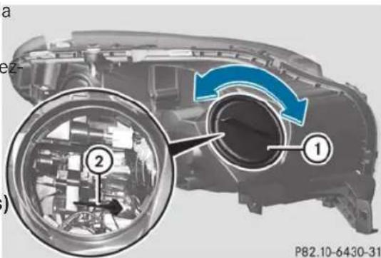 Mercedes-Benz M-Class (2014) - Feux de position/feux de stationnement (projecteurs halogènes) - 1